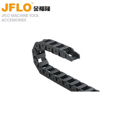 JFLO拖链J18Q.1.W系列桥式外侧开内高18金福隆坦克链尼龙拖链线槽