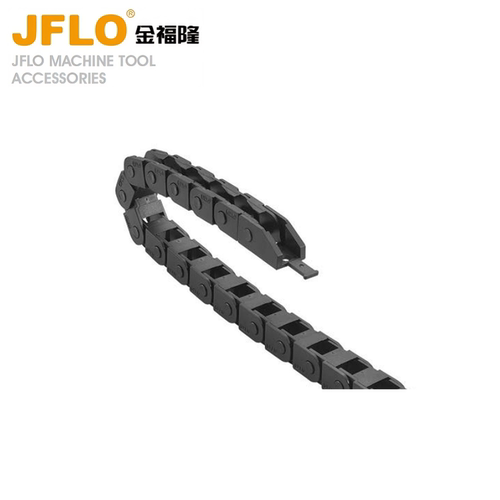 JFLO拖链JE10Q.1.F系列桥式方便型塑料坦克链金福隆机床拖链线槽