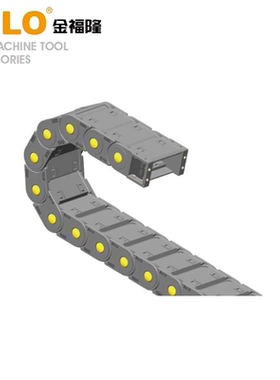 JFLO拖链H30F.1.S系列封闭两侧可开塑料坦克链金福隆机床拖链线槽