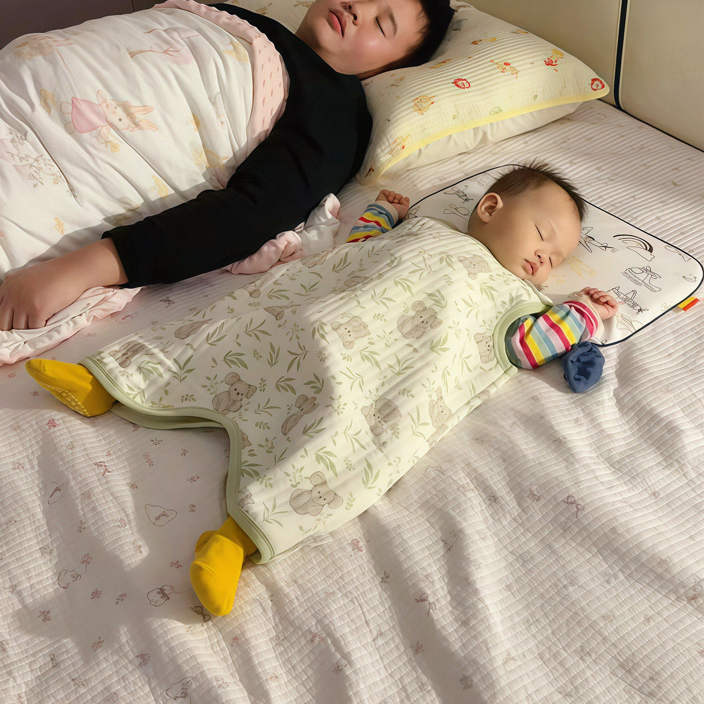 宝婴儿睡袋防踢被秋冬夹棉