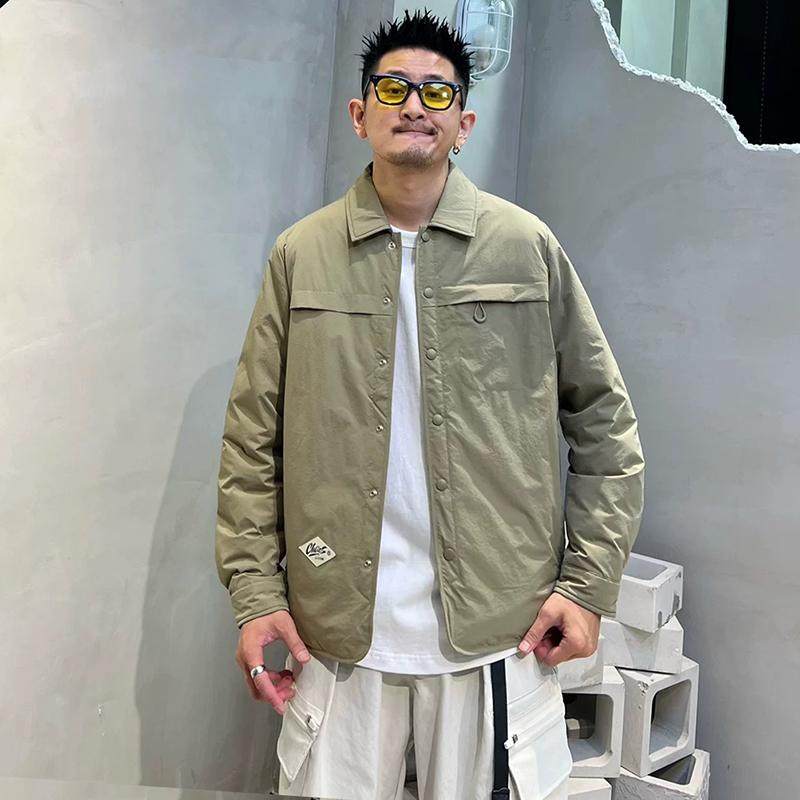 翻领羽绒服男保暖外套羽绒衣夹克