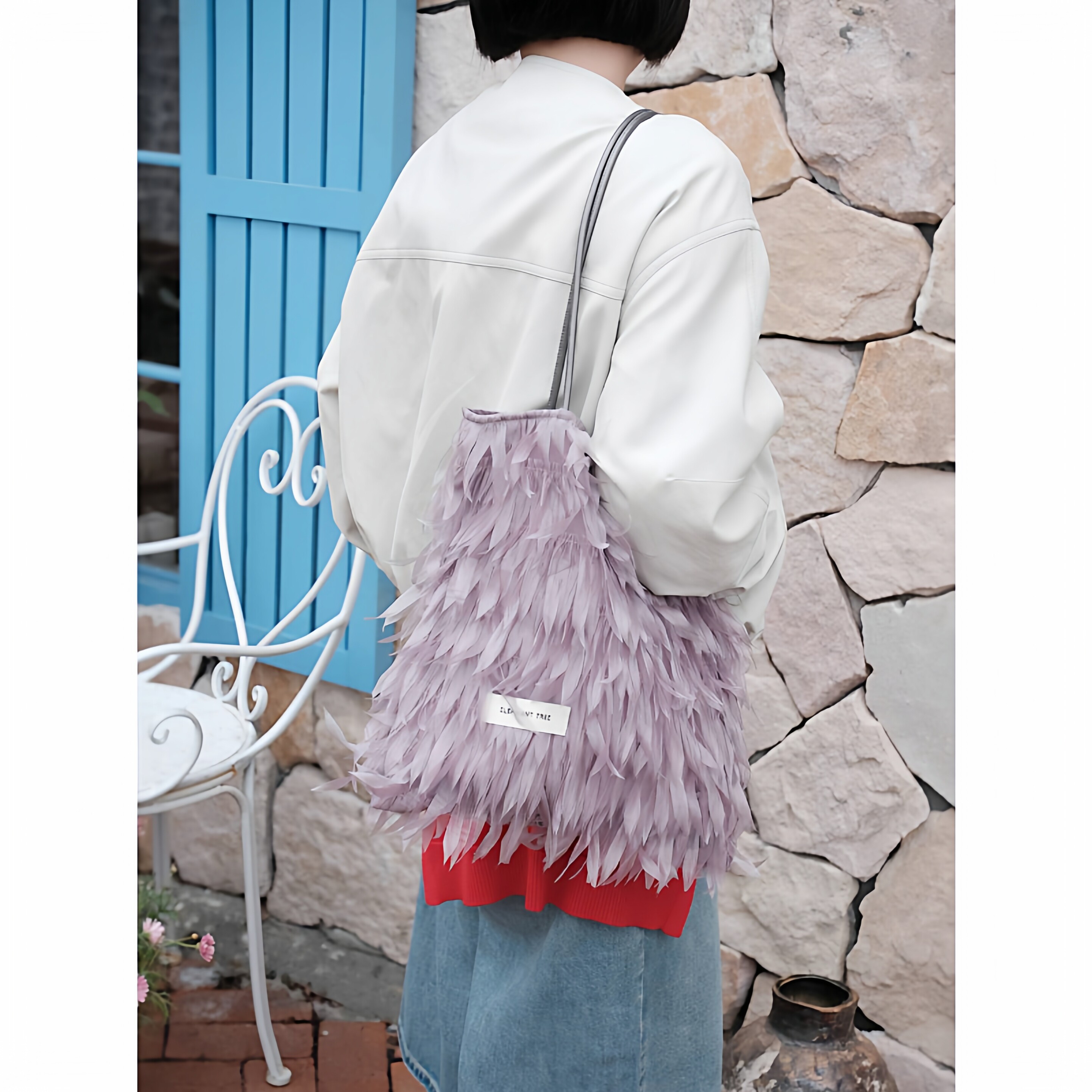 时尚樱花紫百搭女生单肩包帆布包大容量小众包包通勤女包好看新款