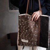 小众气质美拉德流苏花朵时尚 百搭单肩包帆布包大容量小众包包礼物