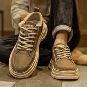 retro high boots Martin winter mens autumn style top British