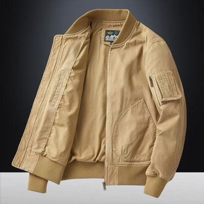 日系复古潮牌春季飞行员夹克男女