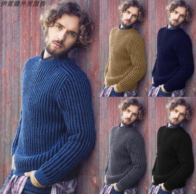 pullover sweater men knitted winter clothes coat men 男毛衣