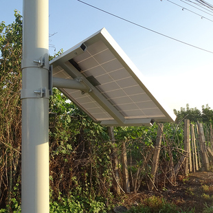 太阳能电池板光伏组件抱杆式路灯立杆安装固定抱箍支架套装