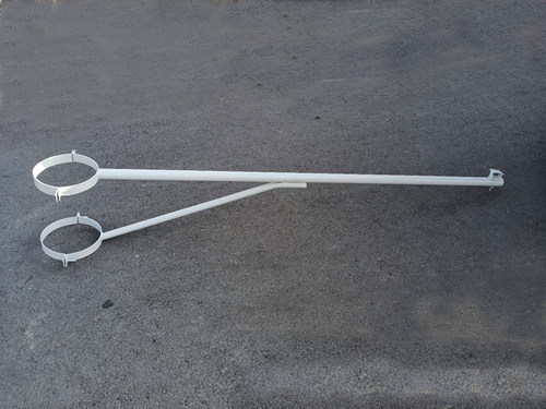 1米-4米监控室外加长定制路灯电线杆抱柱抱箍摄像机支架横杆挑臂