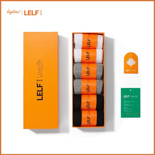 LELF爱生活抗菌防臭成人长袜短袜