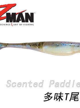 ZMAN加味T尾淡水海水通用抽动饵泳饵铅头钩倒钓SPT4路亚软饵拟饵