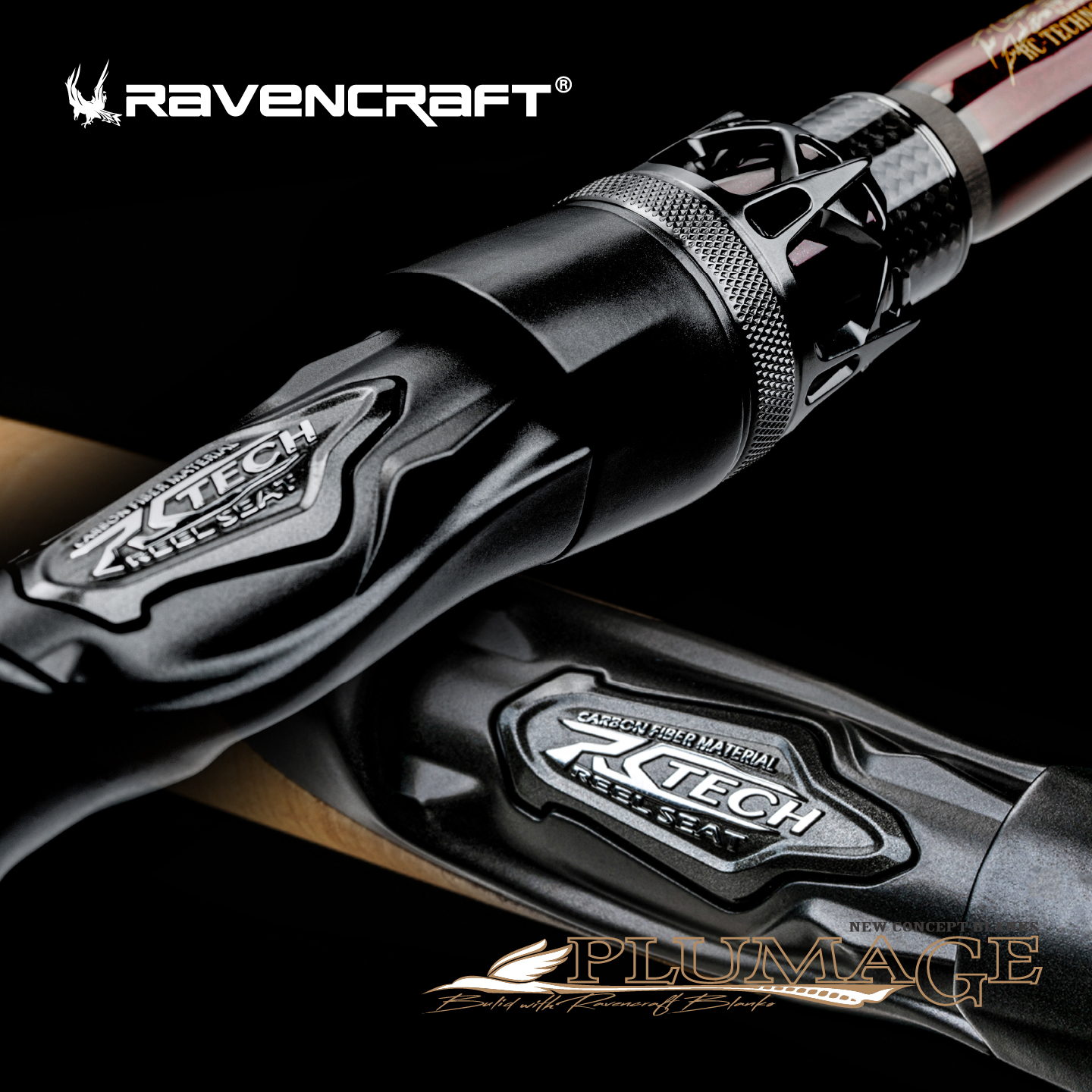 Ravencraft/鸦语路亚竿一本半凛雀PLUMAGE鲈钓野钓竞技竿