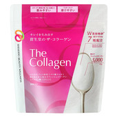 日本资生堂The Collagen低分子胶原蛋白肽粉126g维生素C 透明质酸