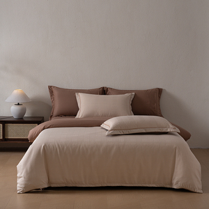 26年春夏新款高奢宋锦缎四件套高级感被套4件套双人床品套件