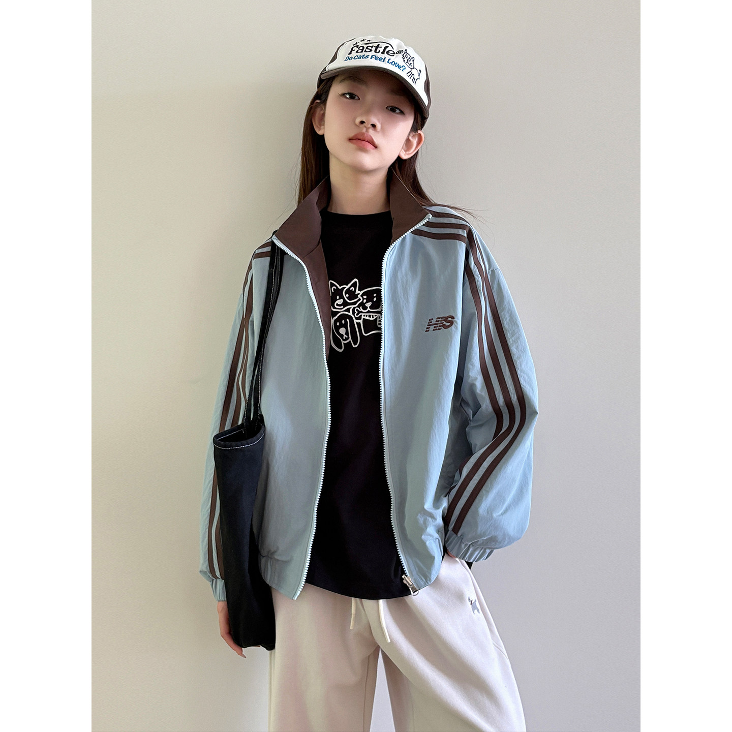 【美式街头】两面穿棒球服外套图片