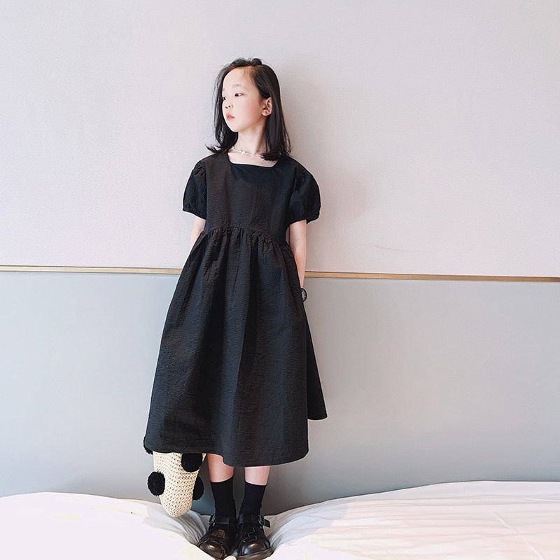 艾上朵女童连衣裙儿童韩版A字裙图片