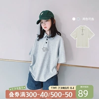 Летняя футболка polo, летняя одежда, детская футболка с коротким рукавом для отдыха, подходит для подростков