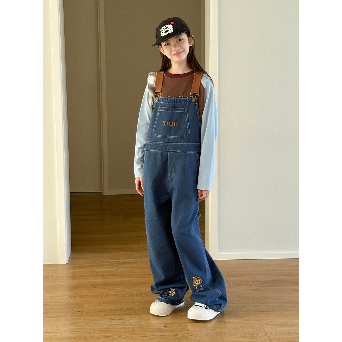 【鬼马时髦】复古牛仔直筒裤