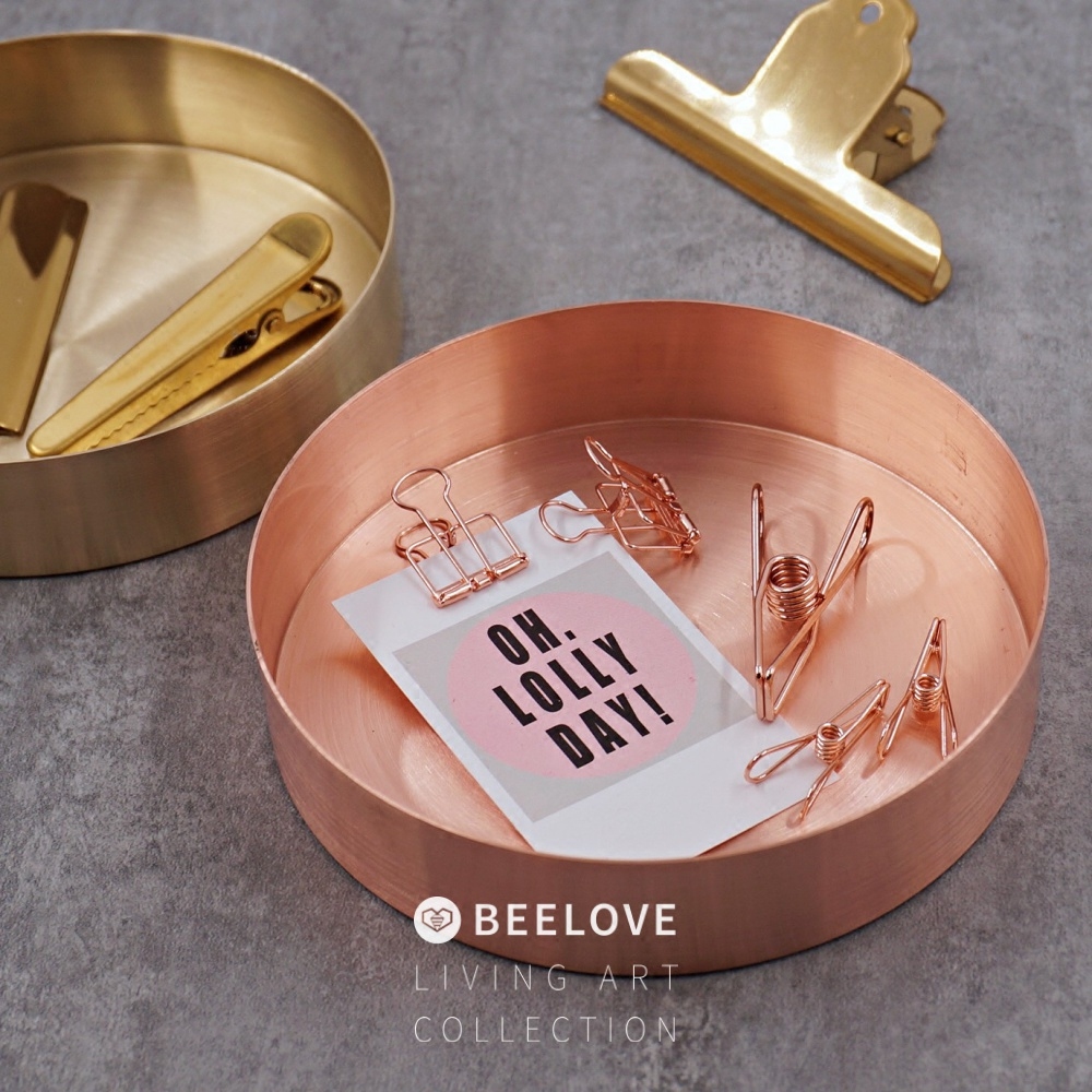 北欧纯铜圆形托盘黄铜装饰品瑞典BRASS玫瑰金置物篮金色桌面收纳在类目 家居饰品, 装饰器皿, 装饰盆中 - 来自Buy2taobao.com提供专业的淘宝代购服务