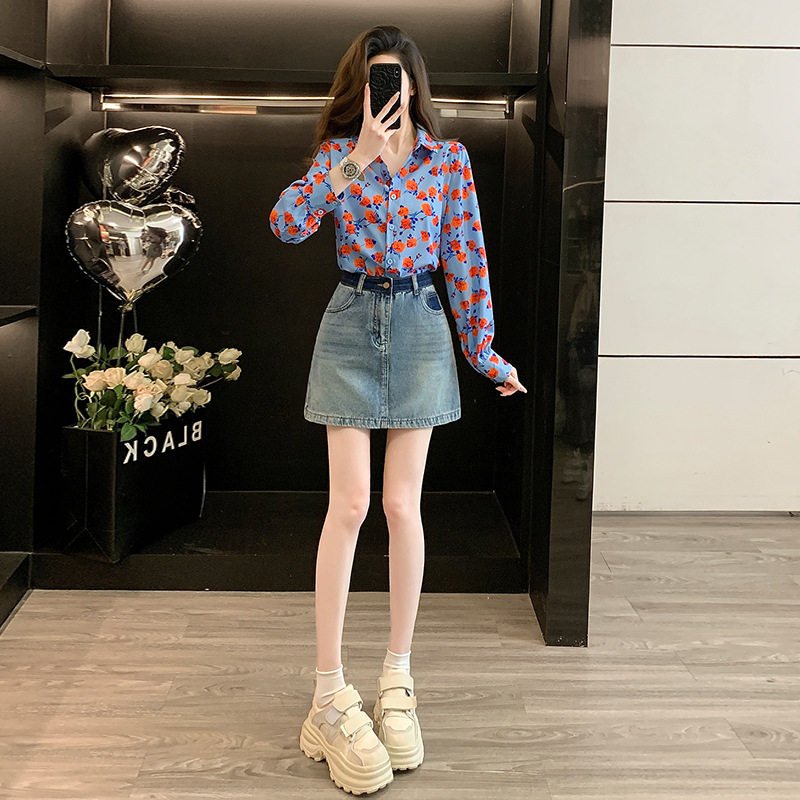 高端气质休闲套装裙女装春秋长袖上衣2026新款时尚运动风半身裙子