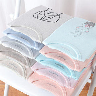 三针舒绒棉保暖内衣儿童加厚纯棉圆领卡通印花秋衣秋裤套装男女童