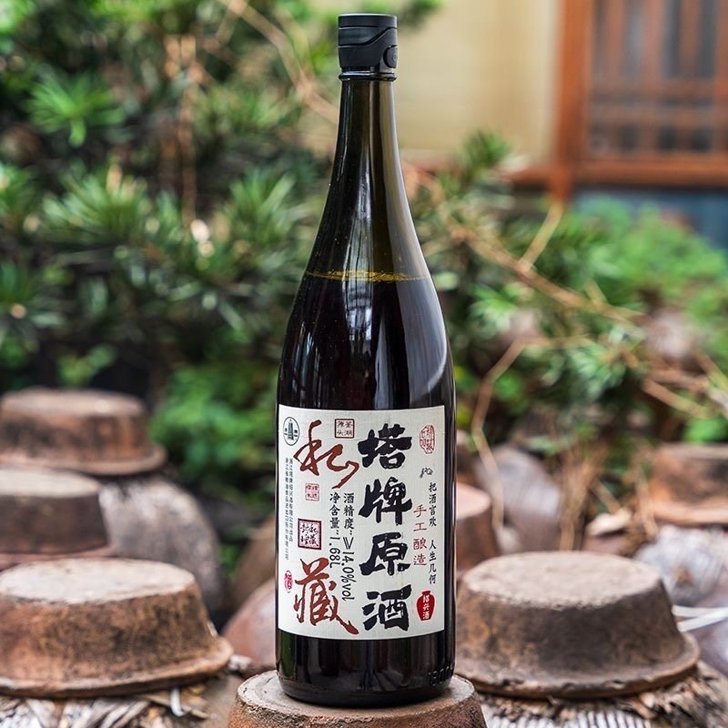 塔牌原酒私藏2007年单一年份手工酿造绍兴黄酒1.68L半干型糯米酒