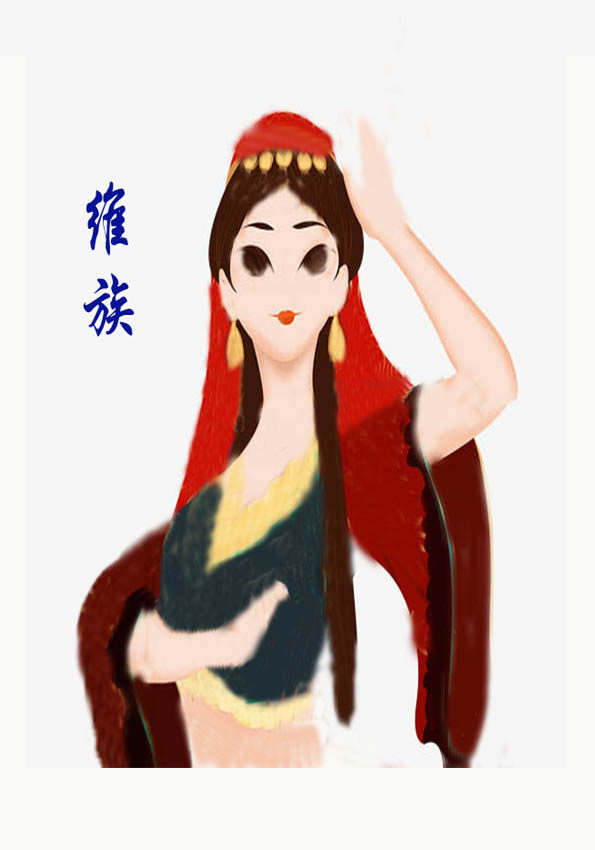 56民族风剪纸维吾尔族diy粘贴画 学生儿童幼儿手工教室布置半成品