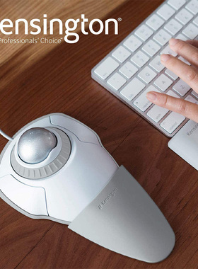 美国鼠标Kensington 轨迹球滑鼠 画图CAD健康懒人手指鼠标 72337