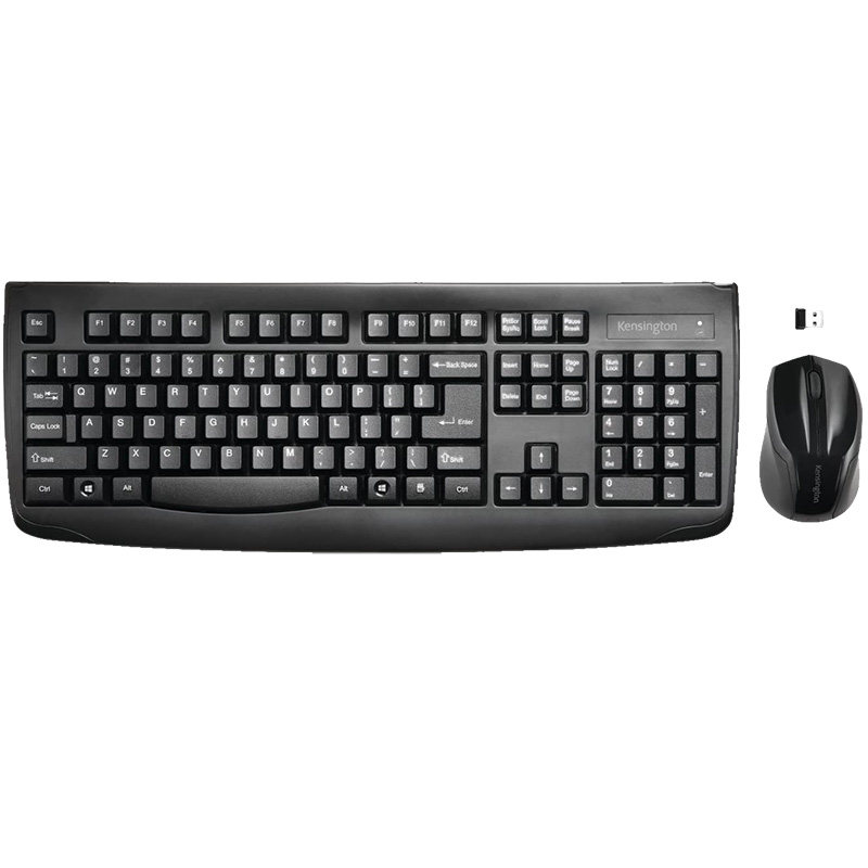 美国肯辛通无线键鼠套装键盘鼠标台式电脑笔记本家用办公打字游戏