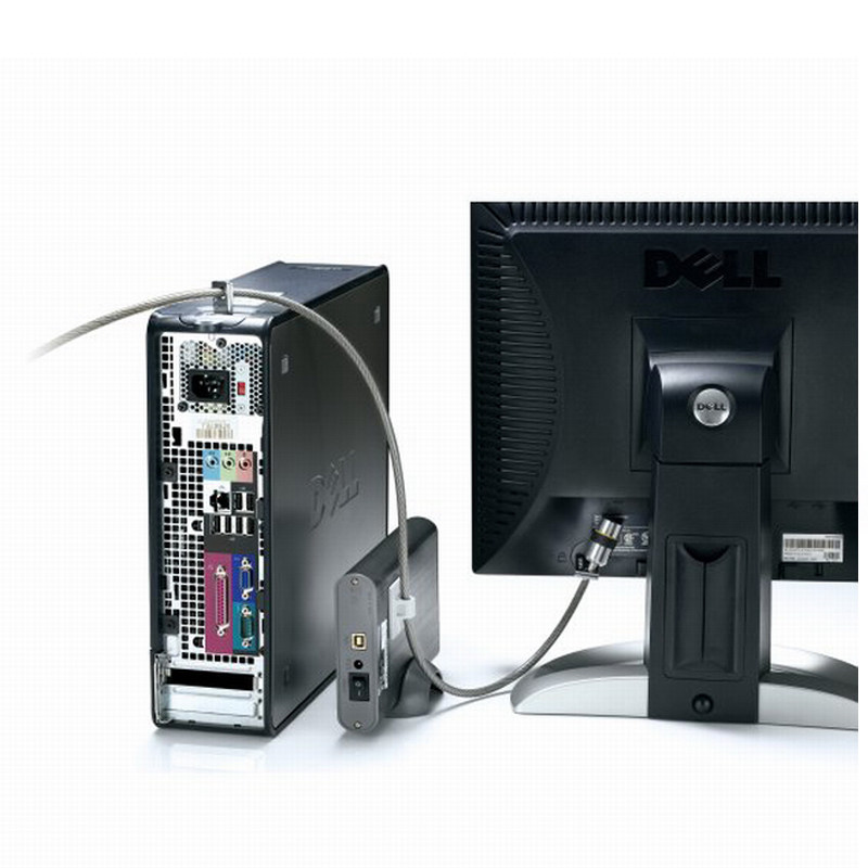 美国Kensington台式机电脑锁肯辛通整合型主机防护锁钥匙型64424