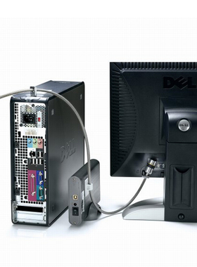 美国Kensington台式机电脑锁肯辛通整合型主机防护锁钥匙型64424