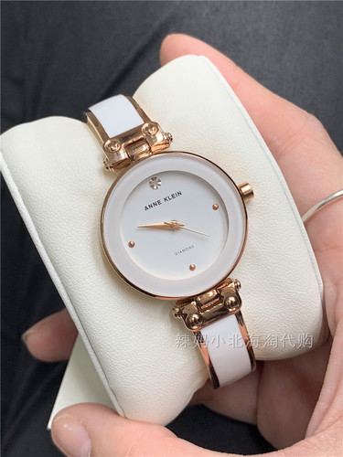 现货美国白色合金简约风石英手表