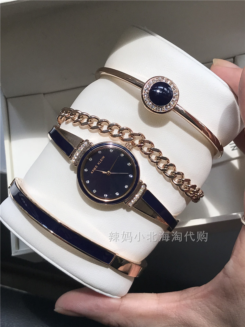 美国玫瑰金女士手表现货