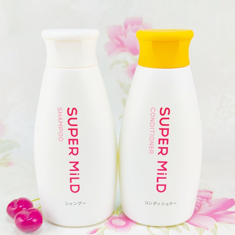 日本进口惠润柔净洗护套装 鲜花芳香洗发水护发素随身两装220ml*2