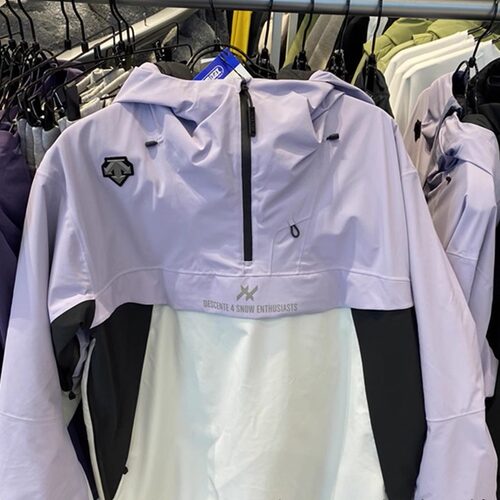 国内代购DESCENTE迪桑特男女工装连帽套头滑雪服D3433OSJ68