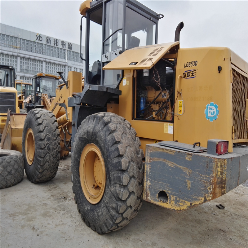 个人二手装载机龙工855n柳工临工50 30 长臂油缸抓木机侧翻铲车