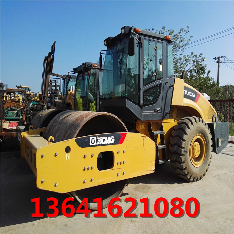 原装二手3吨双钢轮压路机 徐工全液压双驱双振带油泵喷水马达