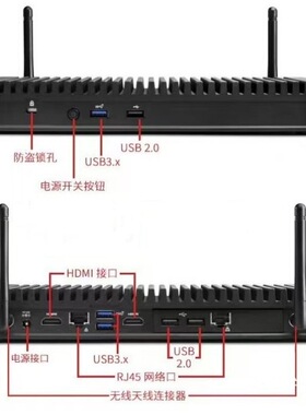 免费扩双串口英特尔NUC无风扇机箱ABA/ABB配11代计算模块element