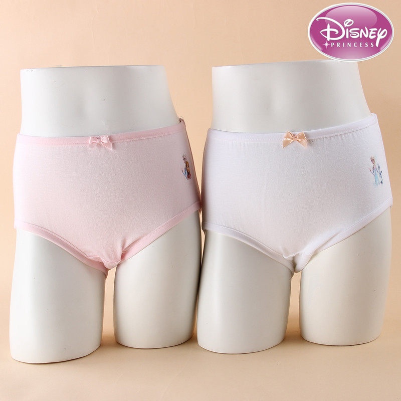 迪士尼专柜儿童内裤女童公主夏季薄款中大童舒莫代尔女孩三角内裤