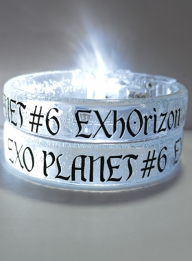 EXO世勋伯贤灿烈6巡演唱会应援发光手环定制明星粉丝周边助威物料