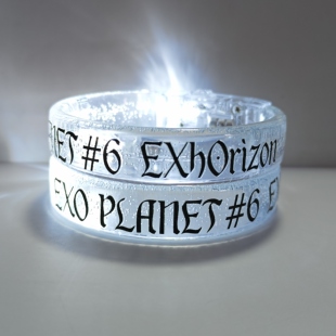 EXO世勋伯贤灿烈6巡演唱会应援发光手环定制明星粉丝周边助威物料