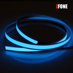 电池款超薄EL冷光条发光条柔光低压灯条发光均匀无暗区衣服装饰灯