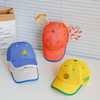清仓特价 夏季儿童太阳帽眼遮阳鸭舌帽男童韩版防晒帽透气棒球帽