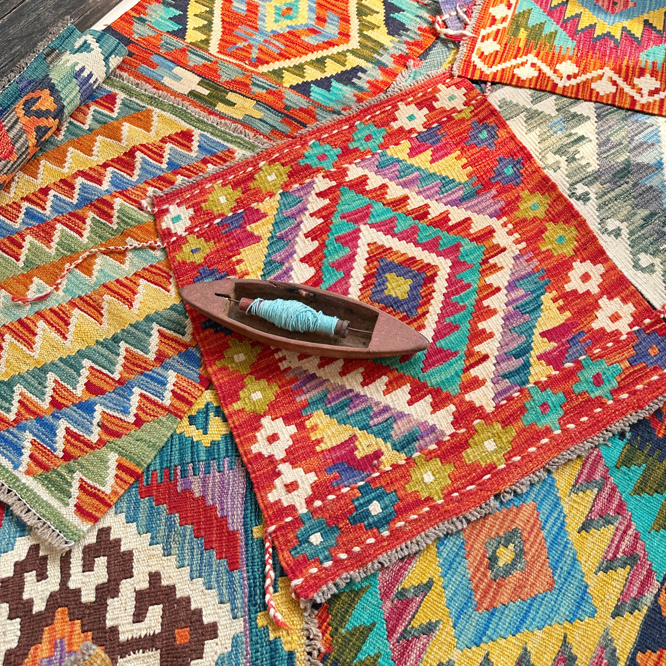 手工黄麻条纹门厅小脚垫