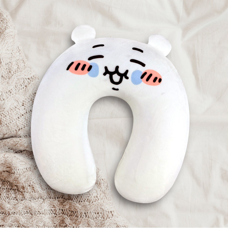 chiikawa乌萨奇U型枕小八吉伊卡哇飞机旅行午睡枕印花加logo