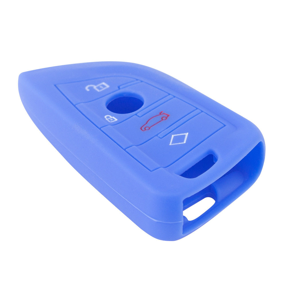 适用宝马X1系2系i3 X5 i5 Z4 GT硅胶钥匙套3456系7系8系iX3锁匙包