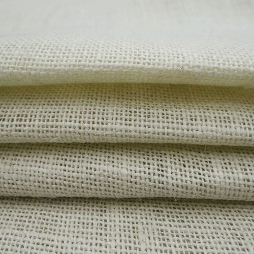 厂家现货批发麻布粗麻布装饰布圣诞婚礼派对装扮50漂白黄麻布