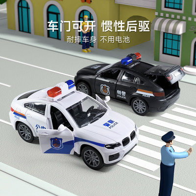 玩具车越野车男孩惯性警车