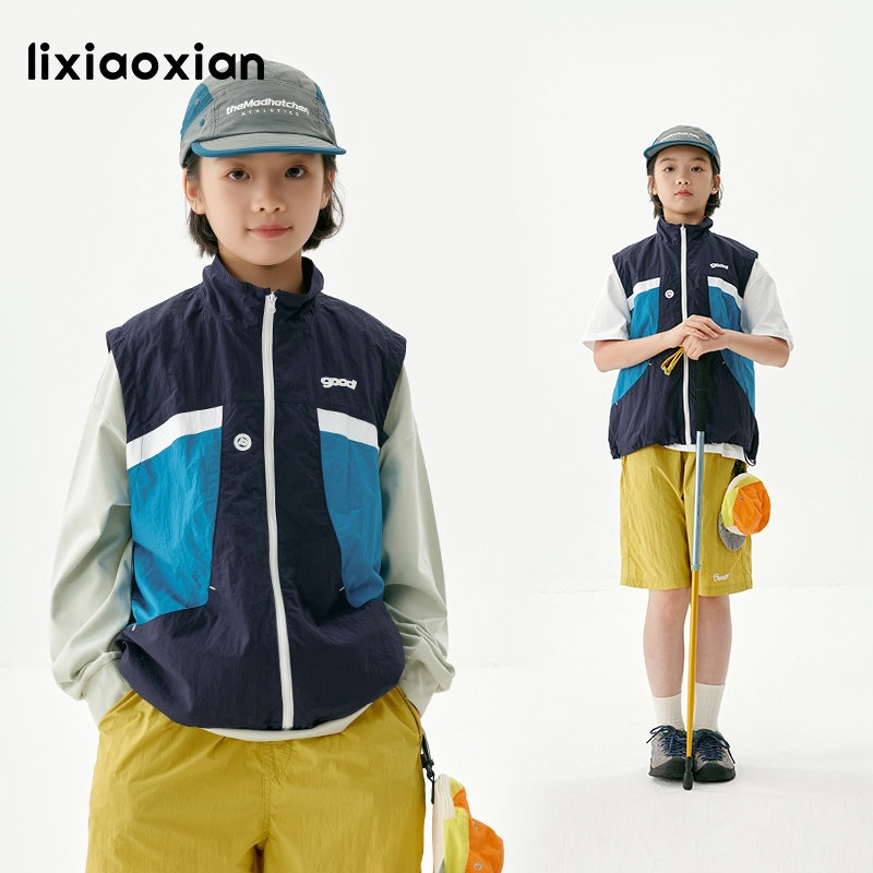 梨小闲原创女童速干防泼水马甲