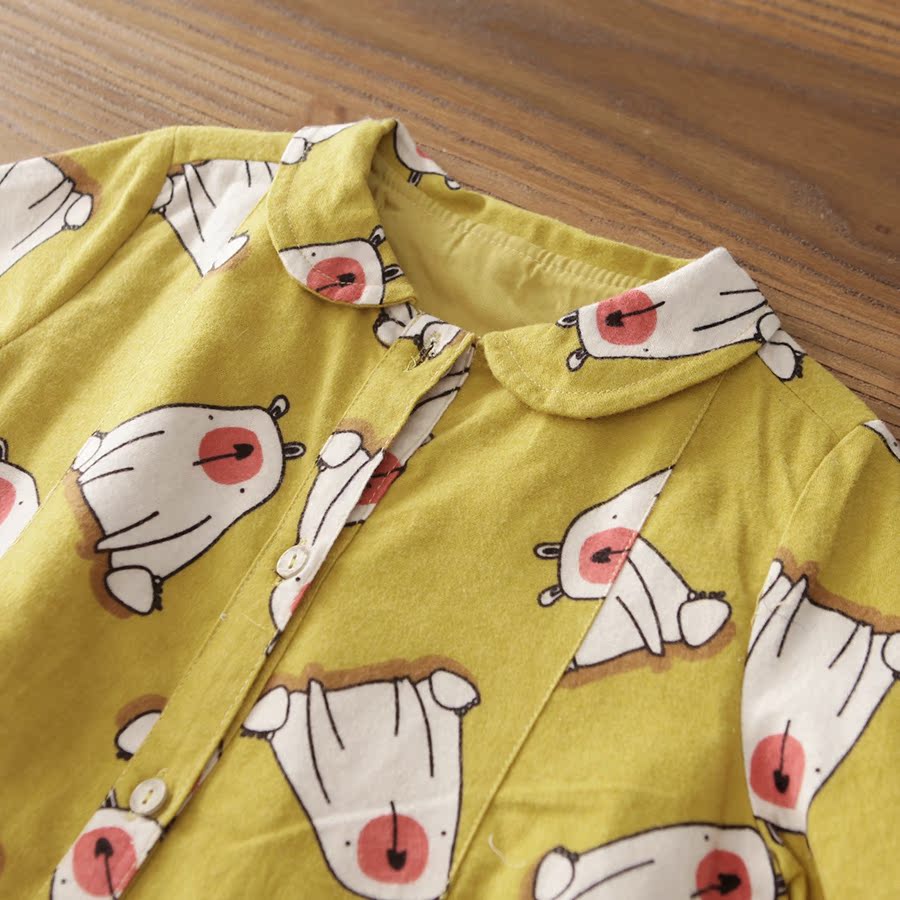 Chemise fille à manche longue - Ref 2084583 Image 4