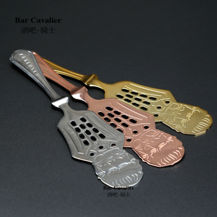 酒吧骑士 日式苦艾酒勺 方糖漏勺 苦艾勺 苦精勺 ABSINTHE SPOON